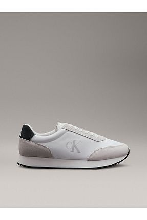 کفش اسنیکر سفید مردانه بند دار Calvin Klein - کد 927562119