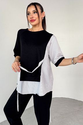 ست بالاتنه و پائین تنه مشکی زنانه رگولار Cappmoda - کد 927571187