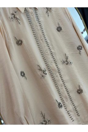 پیراهن بژ زنانه رگولار Orfeo Negro - کد 927581250