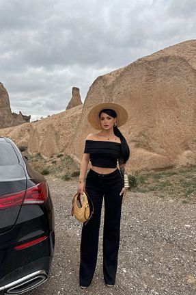 ست بالاتنه و پائین تنه مشکی زنانه بافتنی Siner Fashion - کد 925355118