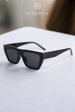 عینک آفتابی مشکی زنانه 45 Eyesofia - کد 927579219