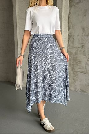 دامن رنگی زنانه مخلوط پلی استر macharel jeans - کد 927586893