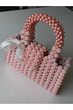 کیف دوشی صورتی زنانه ساتن begüm jewelery - کد 926747147