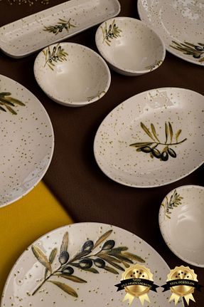 سرویس قهوه خوری سفید 6 نفره Heda Porselen - کد 798350868