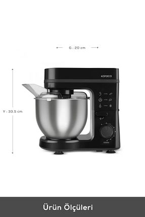 میکسر و ست میکسر مشکی 500-1500 Watt Karaca - کد 822331199