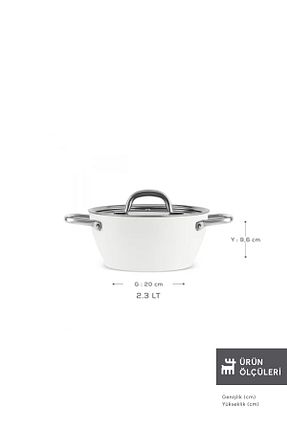 قابلمه بژ 2,3 L Karaca - کد 868567080
