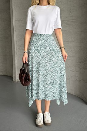دامن رنگی زنانه مخلوط پلی استر macharel jeans - کد 927586476