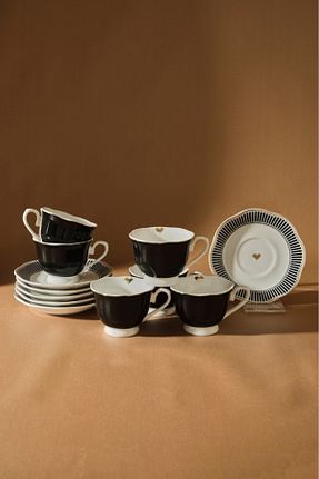 فنجان قهوه مشکی 6 نفره Karaca - کد 788421459
