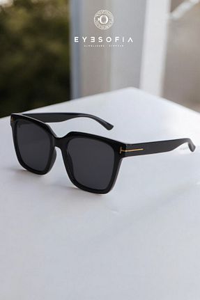 عینک آفتابی مشکی زنانه 53 Eyesofia - کد 927584200
