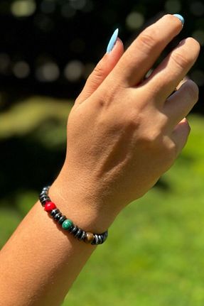 دستبند جواهر زنانه چرم خالص Gökhan Talay - کد 856462913