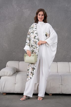 ست بالاتنه و پائین تنه نباتی زنانه بافتنی Miss Allos - کد 902329342