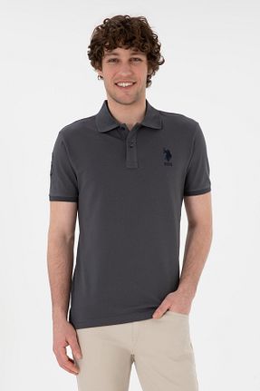 پولوشرت طوسی مردانه پنبه ای U.S. Polo Assn. - کد 927600425