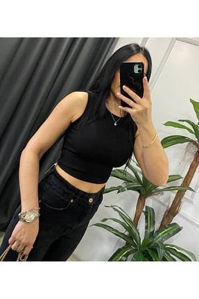بادی مشکی زنانه یقه هالتر noir boutique - کد 927610205
