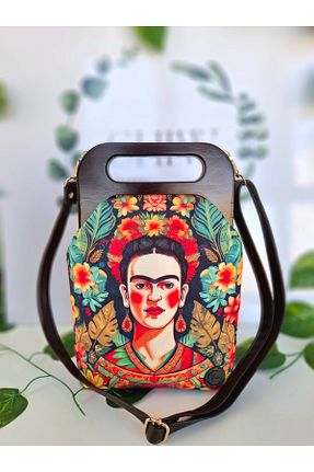 کیف پورتفوی و کلاچ قرمز زنانه پارچه ای Shiw Design - کد 927589826