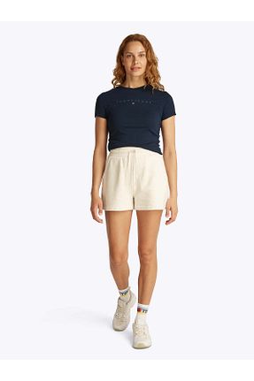 تیشرت سرمه ای زنانه رگولار Tommy Hilfiger - کد 901396241