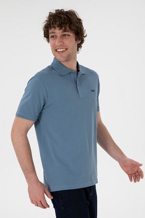 پولوشرت آبی مردانه پنبه ای U.S. Polo Assn. - کد 927601776