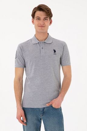 پولوشرت طوسی مردانه پنبه ای U.S. Polo Assn. - کد 927598220