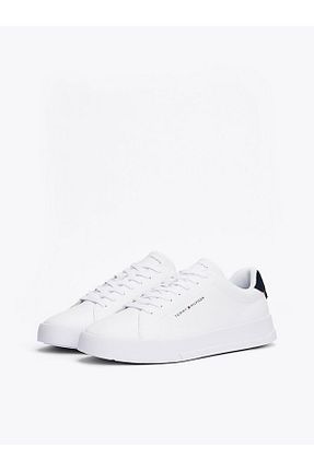 کفش اسنیکر سفید مردانه بند دار Tommy Hilfiger - کد 882858522
