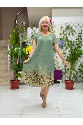 لباس خاکی زنانه بافتنی Punta Otantik - کد 927610103