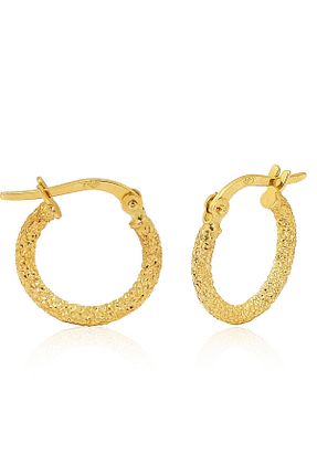 گوشواره طلا زرد زنانه 14 عیار Altınkesesi - کد 331875248