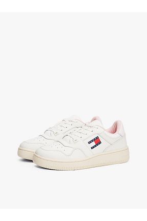 کفش اسنیکر صورتی زنانه بند دار Tommy Hilfiger - کد 901396220