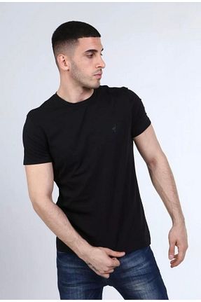 تیشرت مشکی مردانه رگولار no 21 pera - کد 927627665