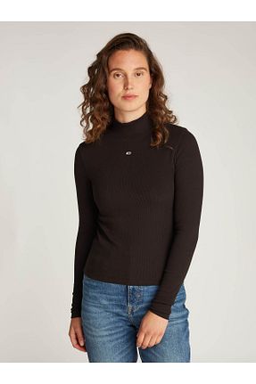 بادی مشکی زنانه یقه ماهیگیر Tommy Hilfiger - کد 927629060