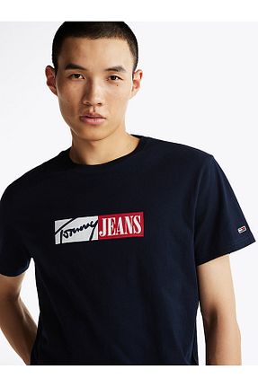 تیشرت سرمه ای مردانه رگولار Tommy Hilfiger - کد 905277624