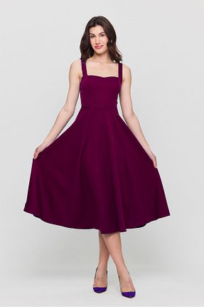 لباس بنفش زنانه بافتنی Ceylen - کد 927639106