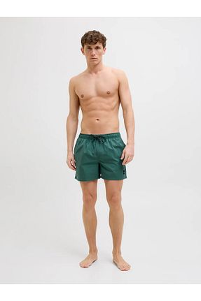 شلوارک ساحلی سبز مردانه پلی استر Jack & Jones - کد 891968231