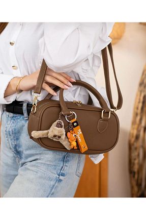 کیف دوشی قهوه ای زنانه چرم مصنوعی STYLE BAGS - کد 927640336