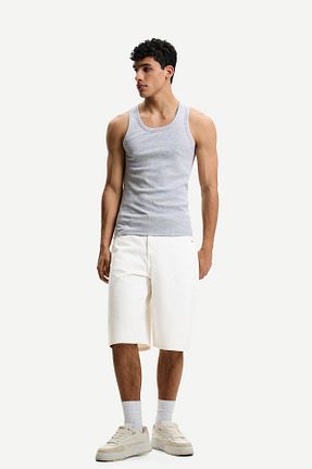 شلوارک و برمودا مردانه اسلیم Bershka - کد 927635066