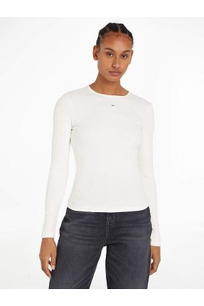تیشرت طلائی زنانه رگولار Tommy Hilfiger - کد 927628558