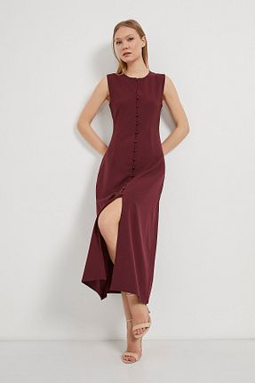 لباس زرشکی زنانه بافتنی Arma Life - کد 927651200