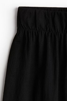 شلوار مشکی زنانه پنبه ای H&M - کد 927649684