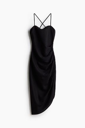 لباس مشکی زنانه بافتنی H&M - کد 927649174