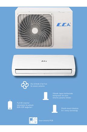 کولر گازی سفید 12000 Btu/h Eca - کد 743033912