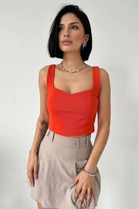 بلوز رنگی زنانه ساده Genel Markalar - کد 906408043