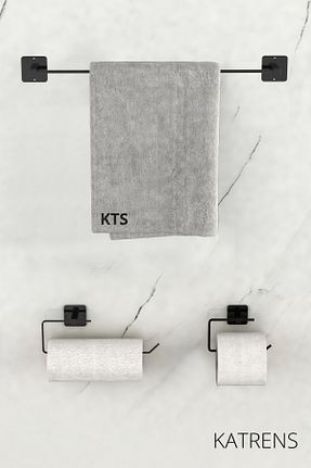 پایه دستمال توالت مشکی فلزی Katrens - کد 927695803