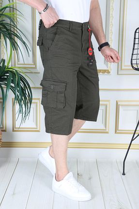 شلوارک و برمودا خاکی زنانه Gabardin PHANTOM JEANS - کد 927704774