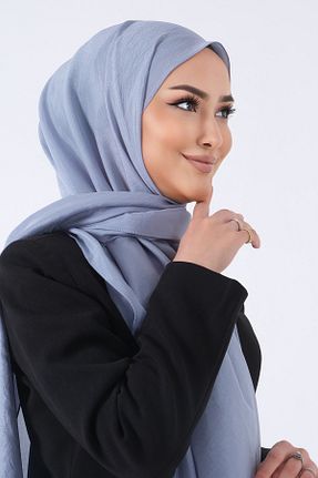 شال آبی زنانه ابریشم ipek dükkanı - کد 927704769