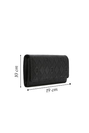 کیف پول مشکی زنانه چرم مصنوعی Derimod - کد 927711423