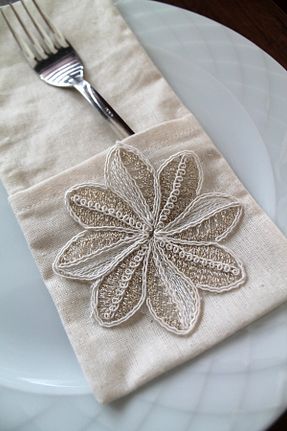دستمال مهمانی بژ Emtory Home - کد 732153533