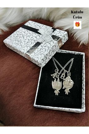 گردنبند استیل ( فولاد ) طوسی زنانه استیل (فولاد) Miyoste - کد 927706864