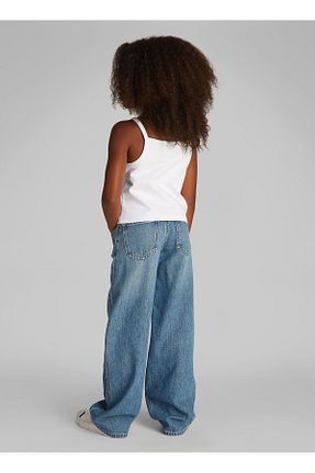 تیشرت سفید بچه گانه یقه مربعی Calvin Klein - کد 927780983