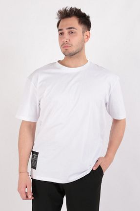 تیشرت سفید مردانه Relaxed Cazador - کد 819204555