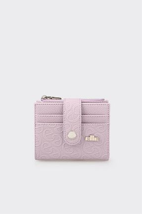 کیف پول بنفش زنانه چرم مصنوعی Elle - کد 927748467