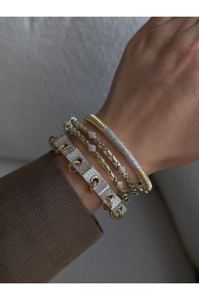 دستبند استیل (فولاد) زرد H&B Design - کد 927777198