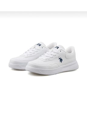 کفش اسنیکر سفید مردانه بند دار U.S. Polo Assn. - کد 689193557