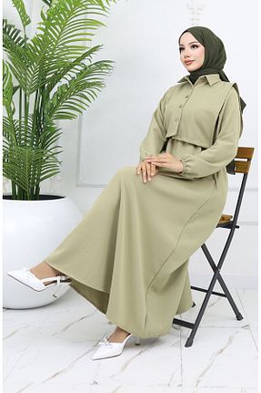 لباس حجاب سبز Relaxed sefamerve - کد 927798248